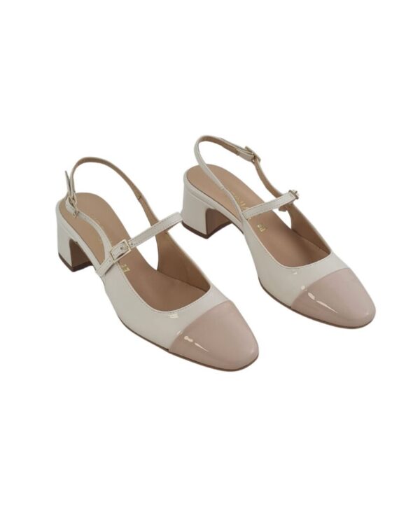 Chanel VIRGINIA COLLECTION ART. 571005 Vernice Nude-Burro - immagine 3
