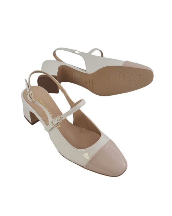 Chanel VIRGINIA COLLECTION ART. 571005 Vernice Nude-Burro - immagine 4