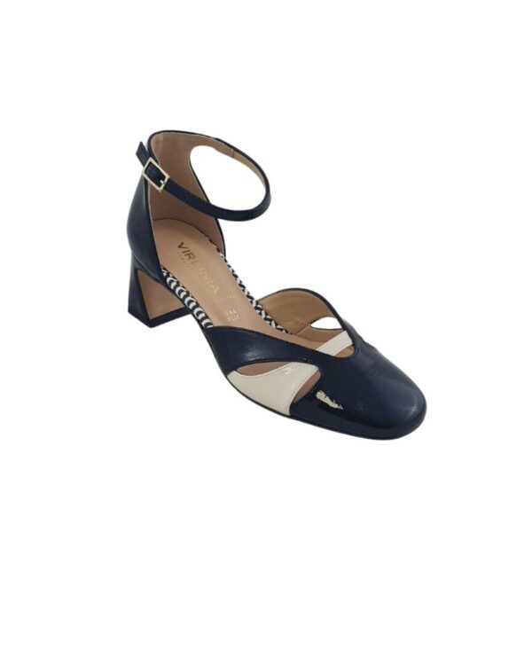 Decolletè VIRGINIA COLLECTION ART. 2391018 Vernice Nero-Burro