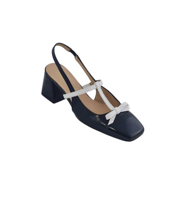Decolletè VIRGINIA COLLECTION ART. 442712 Vernice Nero-Bianco