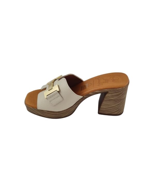Sandalo con Zeppa Oh My Sandals 5635 Bianco - immagine 2
