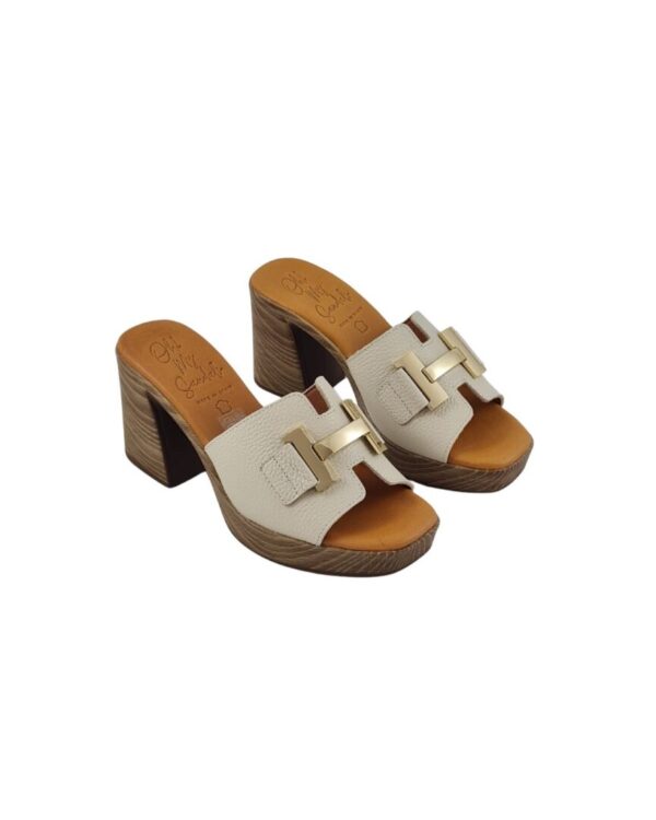 Sandalo con Zeppa Oh My Sandals 5635 Bianco - immagine 4