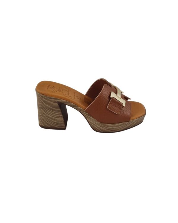 Sandalo con Zeppa Oh My Sandals 5635 Marroni - immagine 5