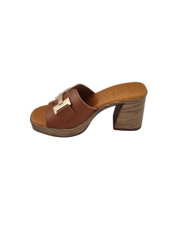 Sandalo con Zeppa Oh My Sandals 5635 Marroni - immagine 2