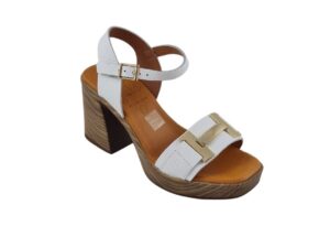 Sandalo con Zeppa Oh My Sandals 5636 Bianco
