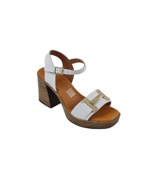 Sandalo con Zeppa Oh My Sandals 5636 Bianco