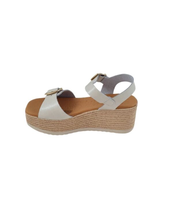 Sandalo con Zeppa Oh My Sandals 5711 Bianco - immagine 2