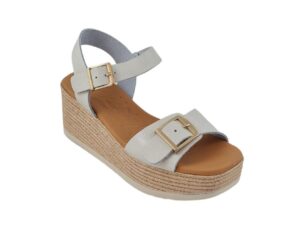 Sandalo con Zeppa Oh My Sandals 5711 Bianco