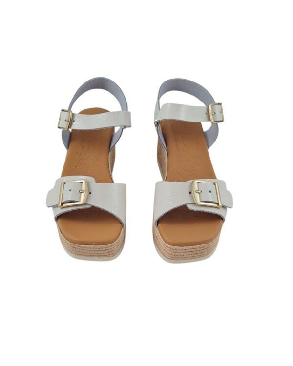 Sandalo con Zeppa Oh My Sandals 5711 Bianco - immagine 3