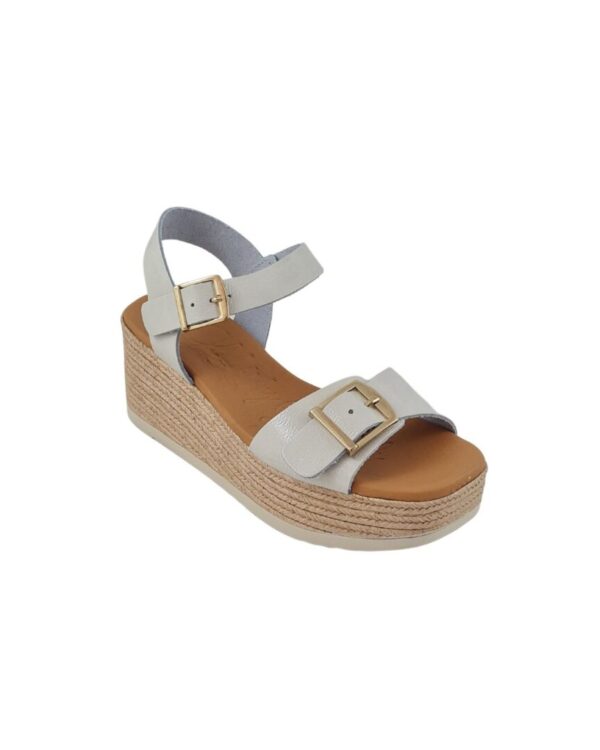 Sandalo con Zeppa Oh My Sandals 5711 Bianco