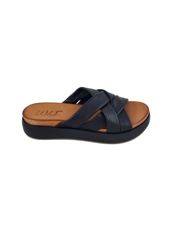 Sandalo donna Walk & Fly Nero K2-A5