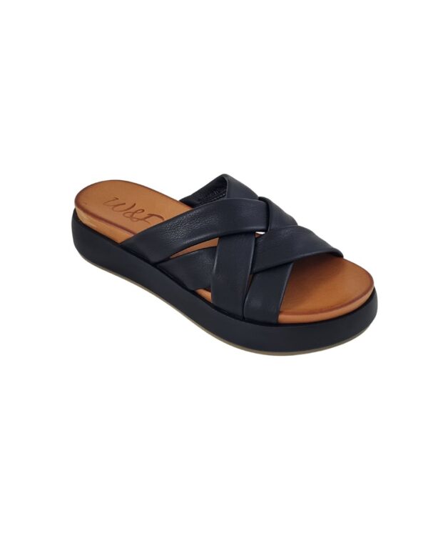Sandalo donna Walk & Fly Nero K2-A5