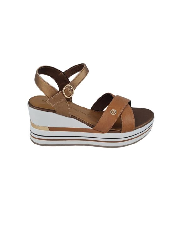 Sandali Donna Serena 155560DP Cuoio / Bronzo