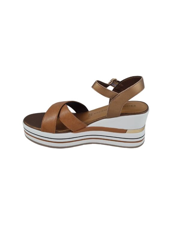 Sandali Donna Serena 155560DP Cuoio / Bronzo