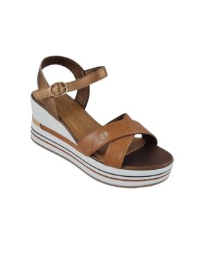 Sandali Donna Serena 155560DP Cuoio / Bronzo