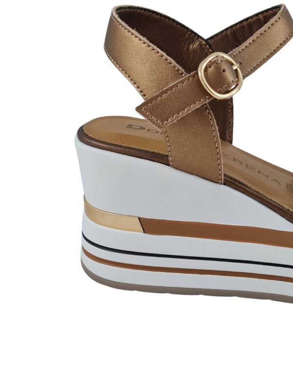 Sandali Donna Serena 155560DP Cuoio / Bronzo