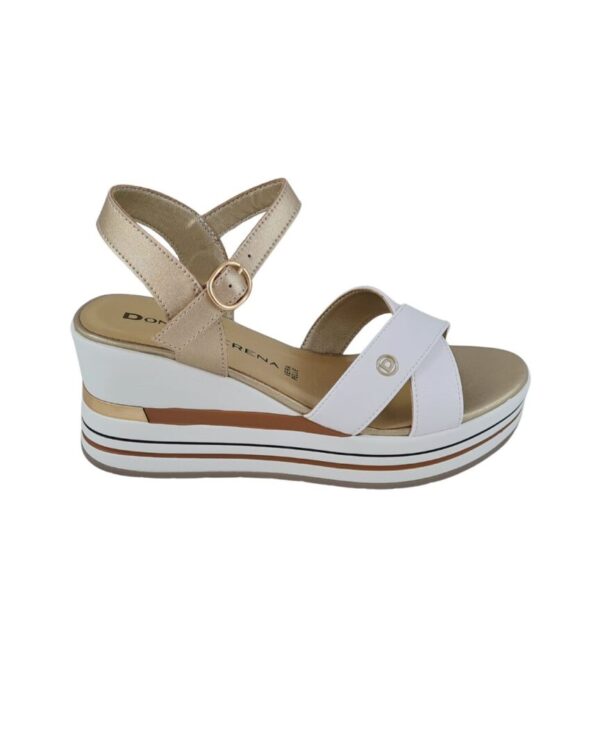 Sandali Donna Serena 155560DP Bianco/Platino