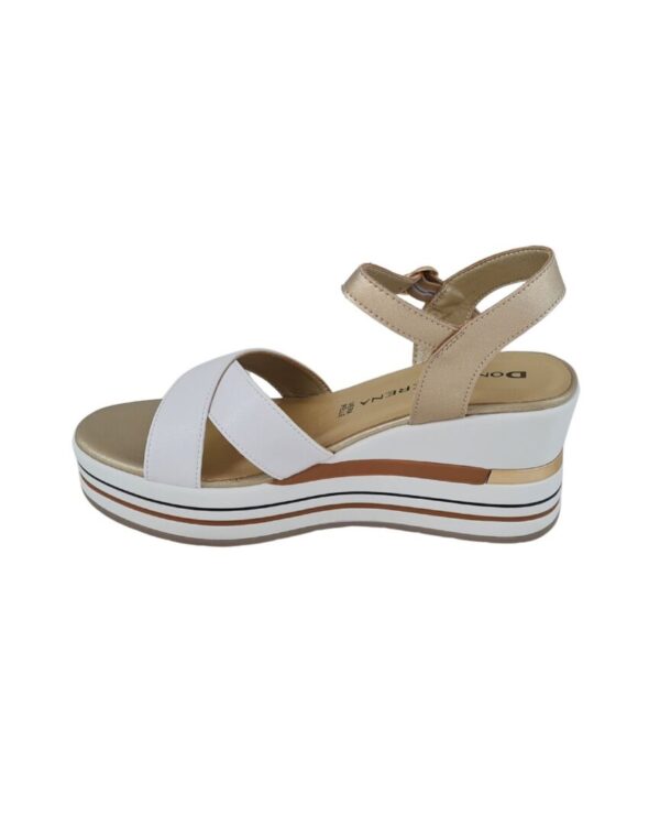 Sandali Donna Serena 155560DP Bianco/Platino
