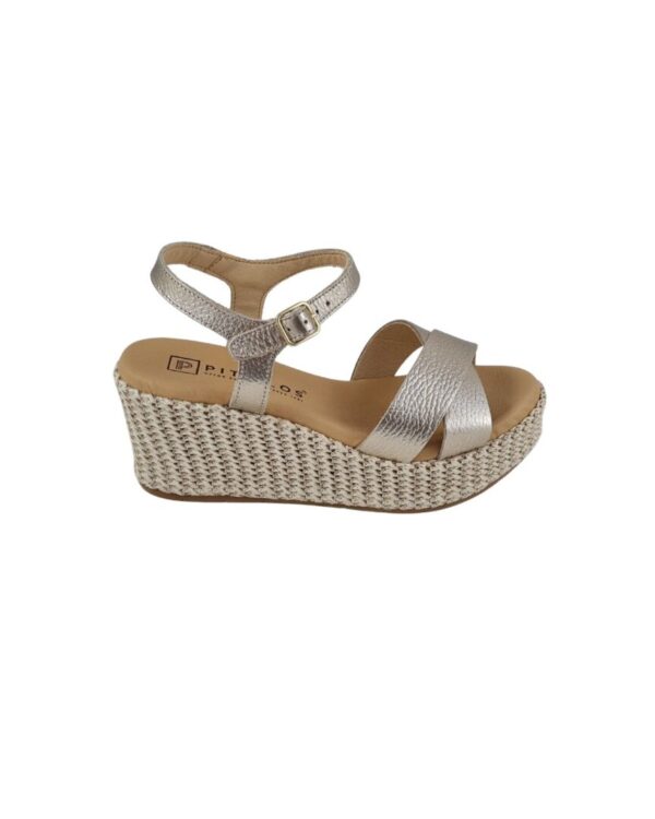 Sandalo donna Pitillos 10572 Oro - immagine 4