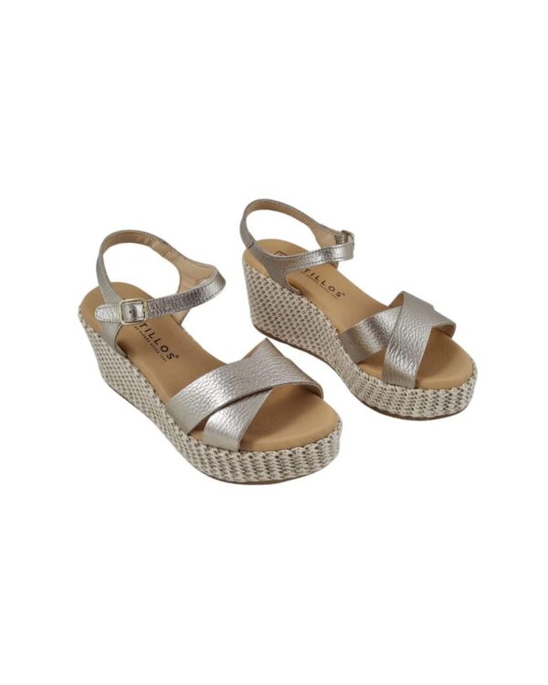 Sandalo donna Pitillos 10572 Oro - immagine 3