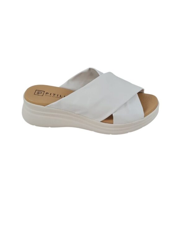 Sandalo donna Pitillos 10612 Bianco - immagine 5