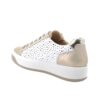 Sneakers Igi&Co da donna beige e bianco con zip