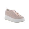 Sneakers Igi&Co con zeppa da donna rosa con lacci