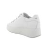 Sneakers Igi&Co con zeppa da donna bianco e argento con lacci