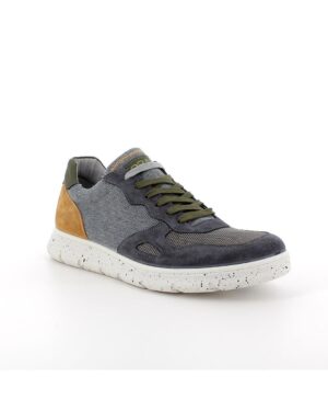 Sneakers Igi&Co da uomo grigio e verde con lacci