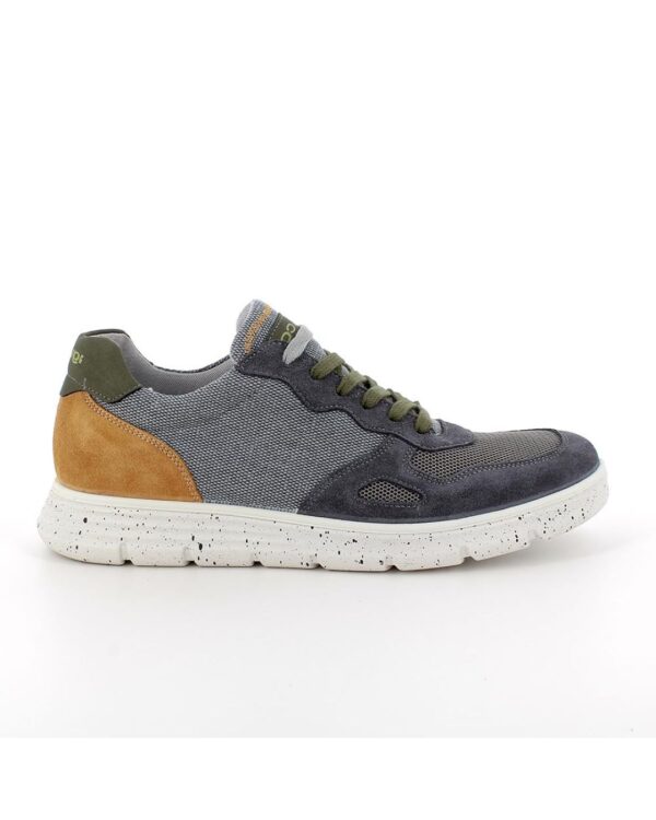 Sneakers Igi&Co da uomo grigio e verde con lacci